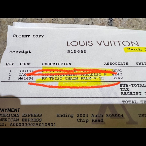 LOUIS VUITTON PALM TWIST MONOGRAM WALLET ON CHAIN - Picture 5 of 16